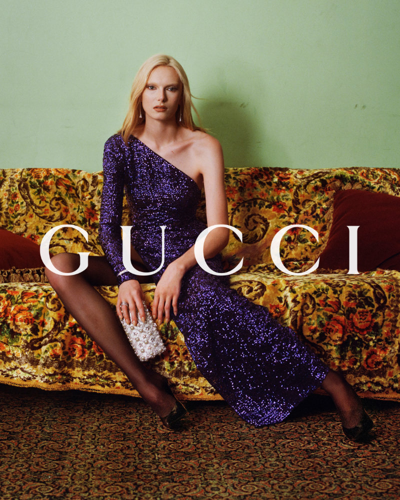 Alex Consani in der Gucci Primavera Kampagne von Demna