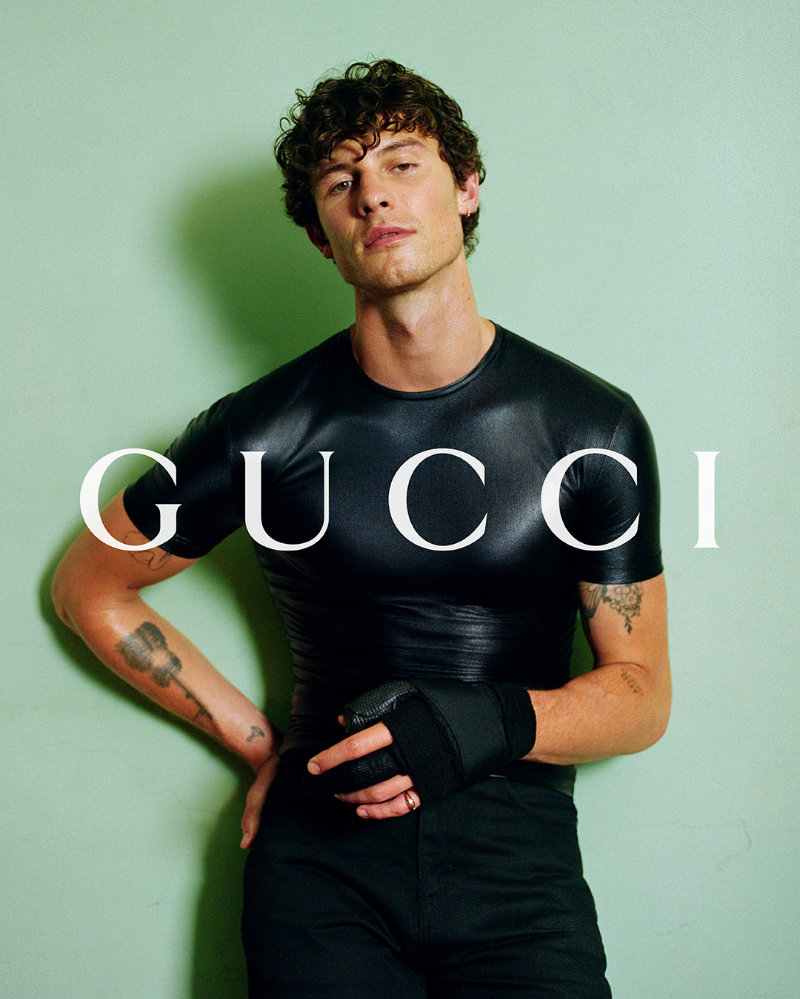 Shawn Mendes in der Gucci Primavera Kampagne von Demna